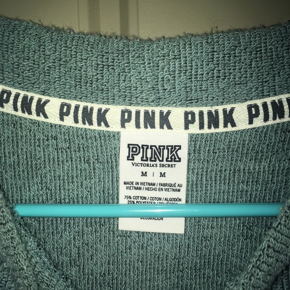 NWOT Pink VIctoria Secret Sherpa Sweatshirt - Picture 5 of 5